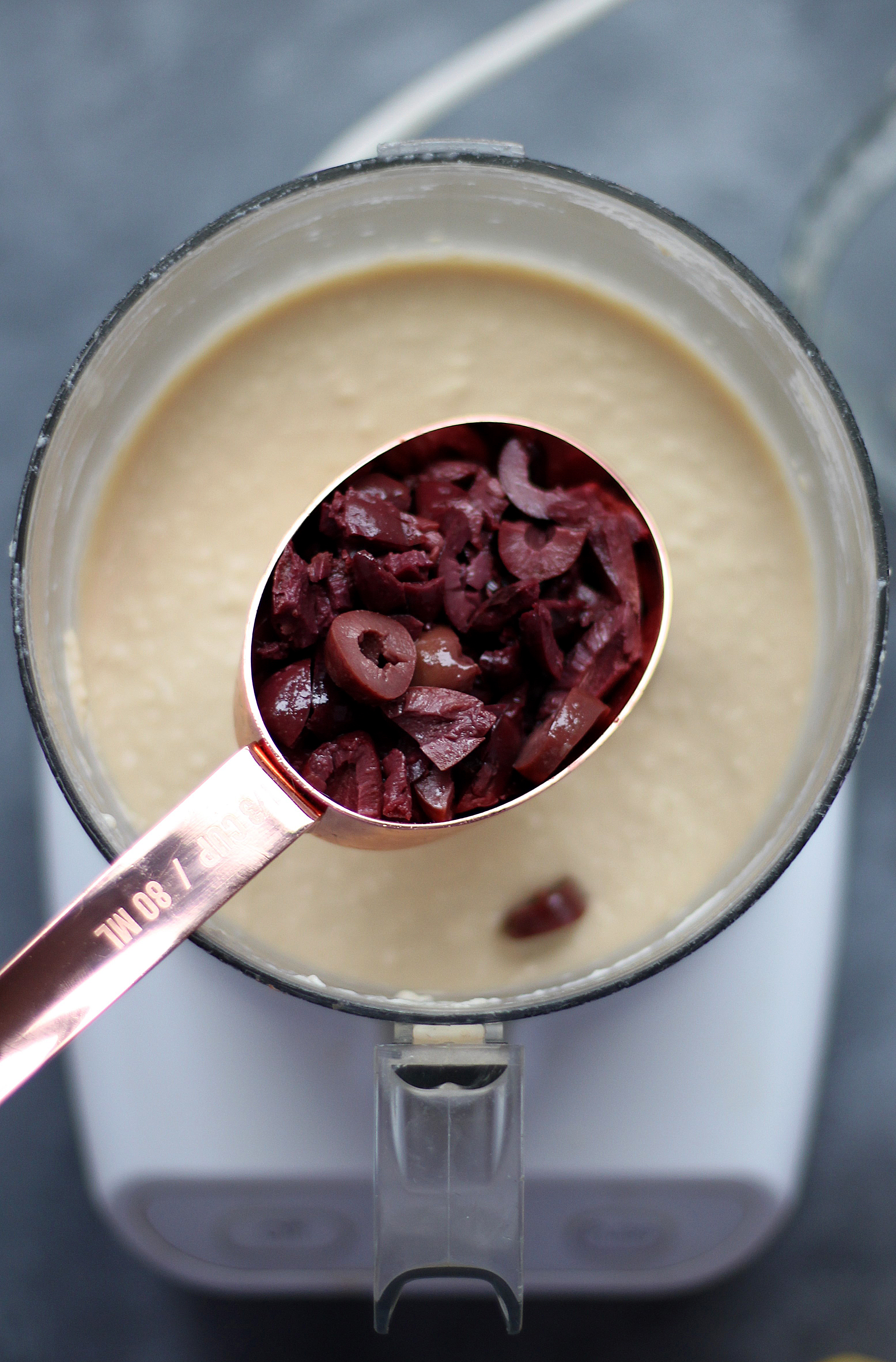 Easy Kalamata Olive Hummus