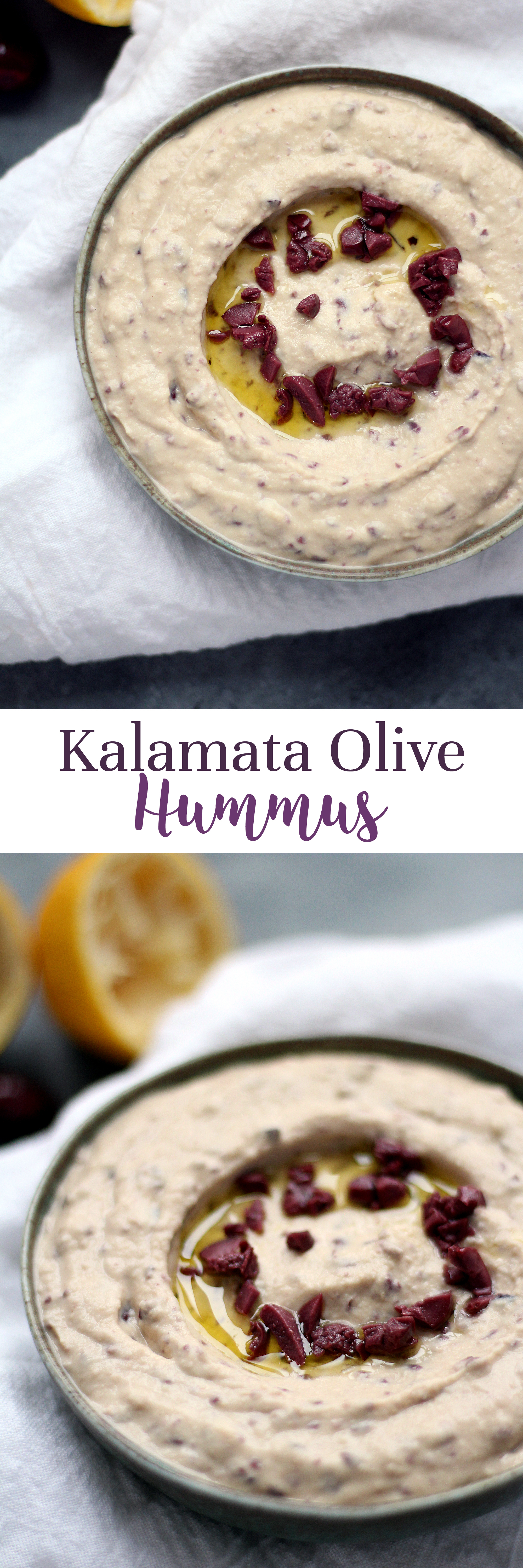 Easy kalamata olive hummus