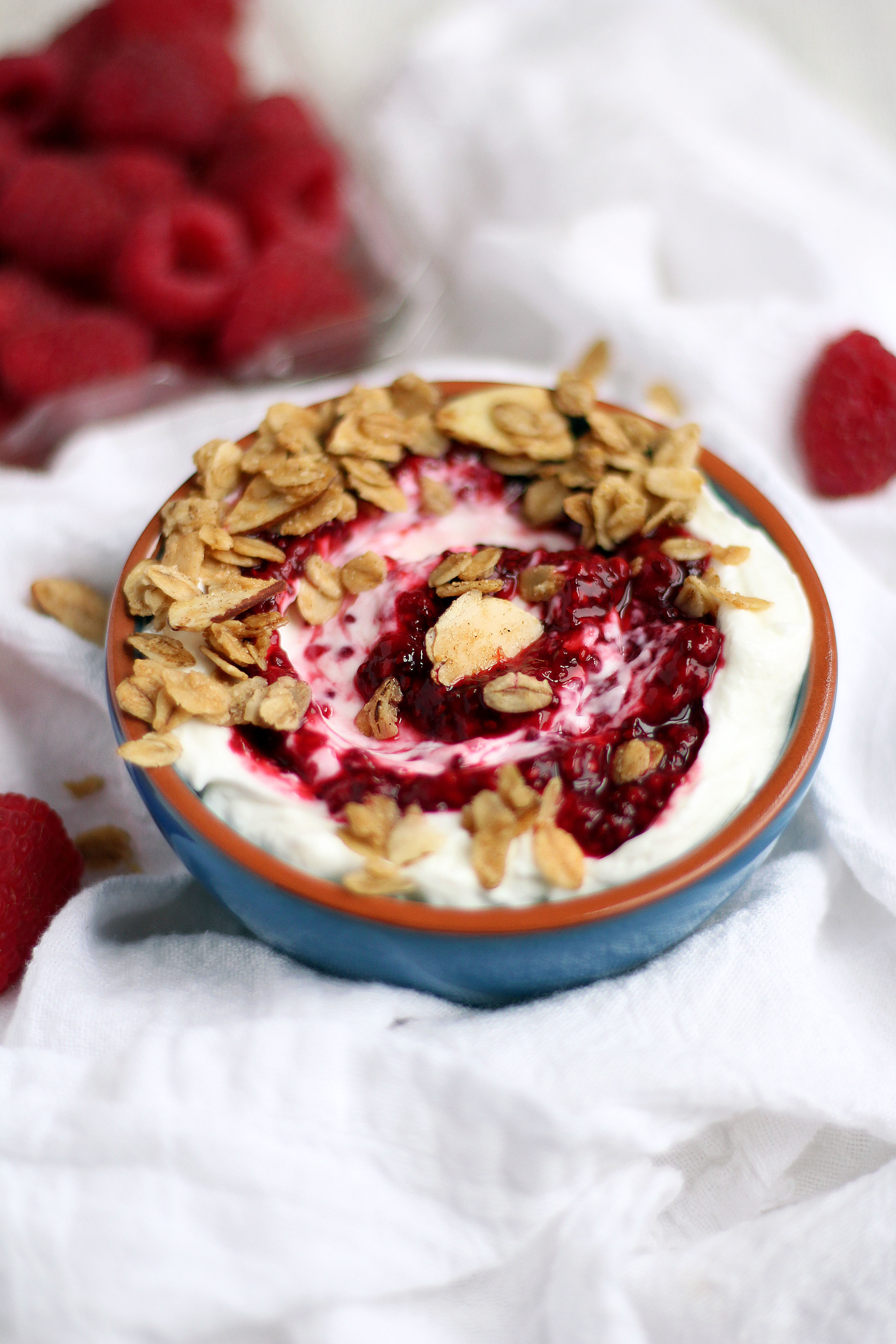 Raspberry Rosewater Chia Jam - the easier way to make jam!