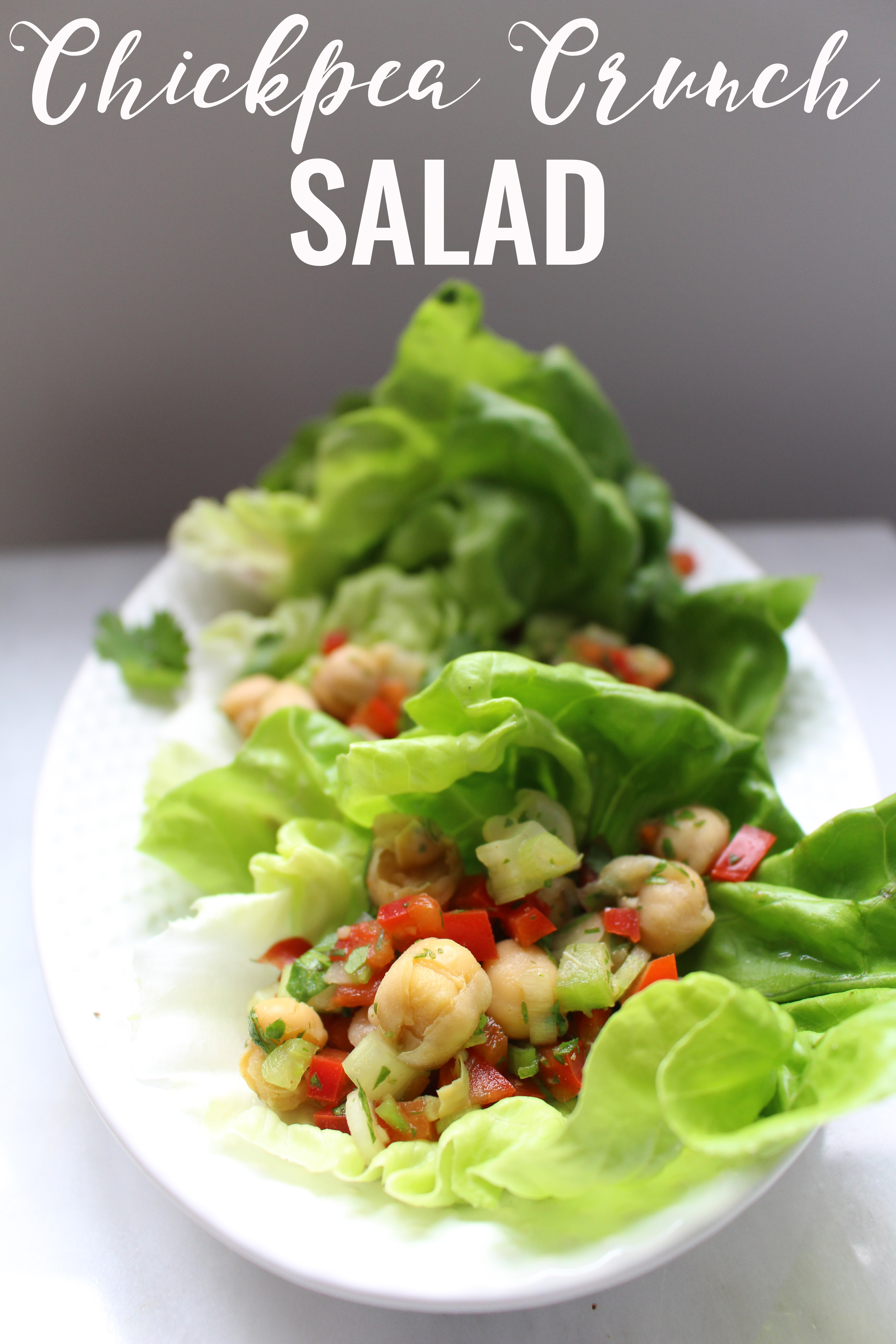 The perfectly crunchy salad that can be served by itself, in lettuce wraps, or with chips!