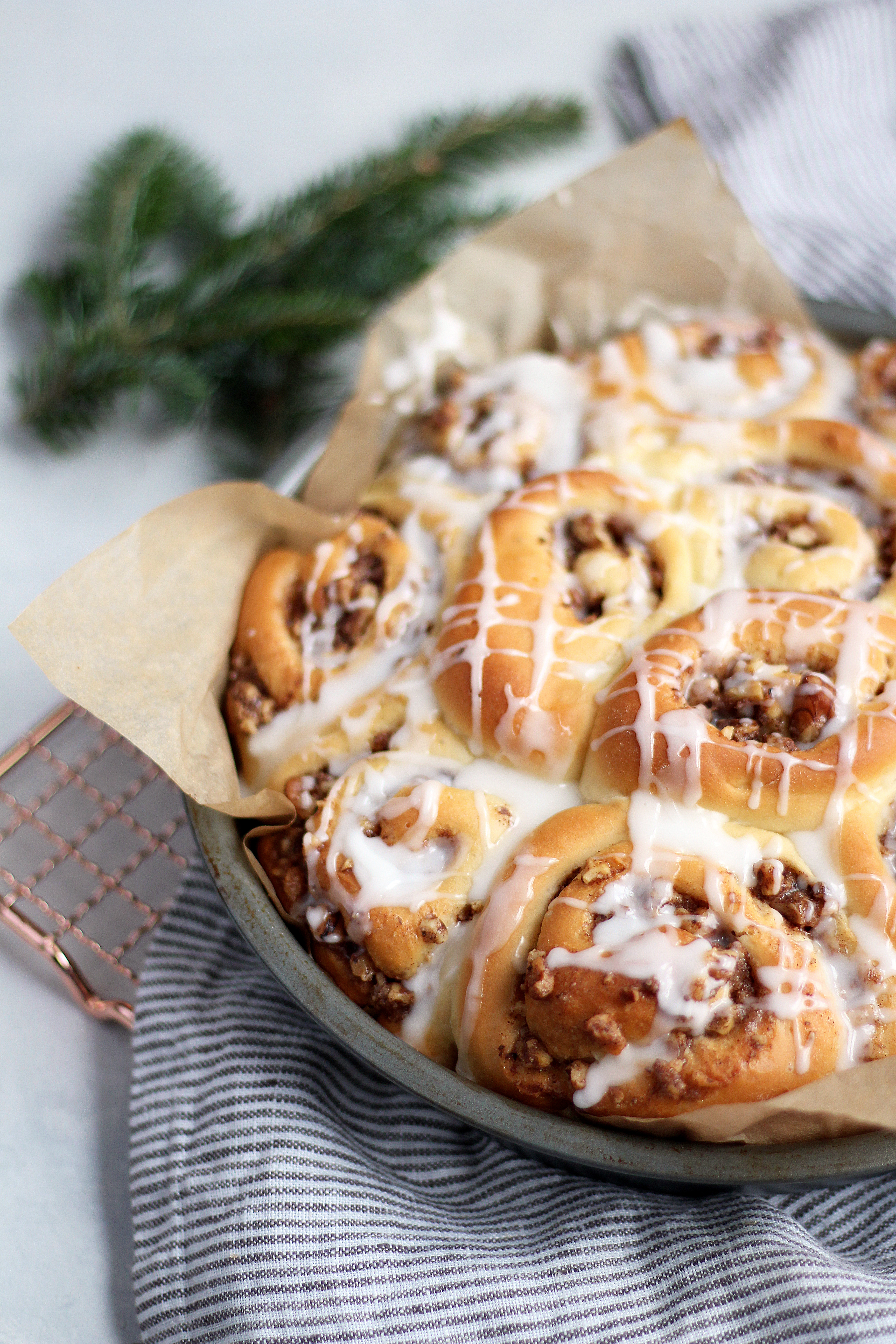 Easy Baklava Cinnamon Rolls