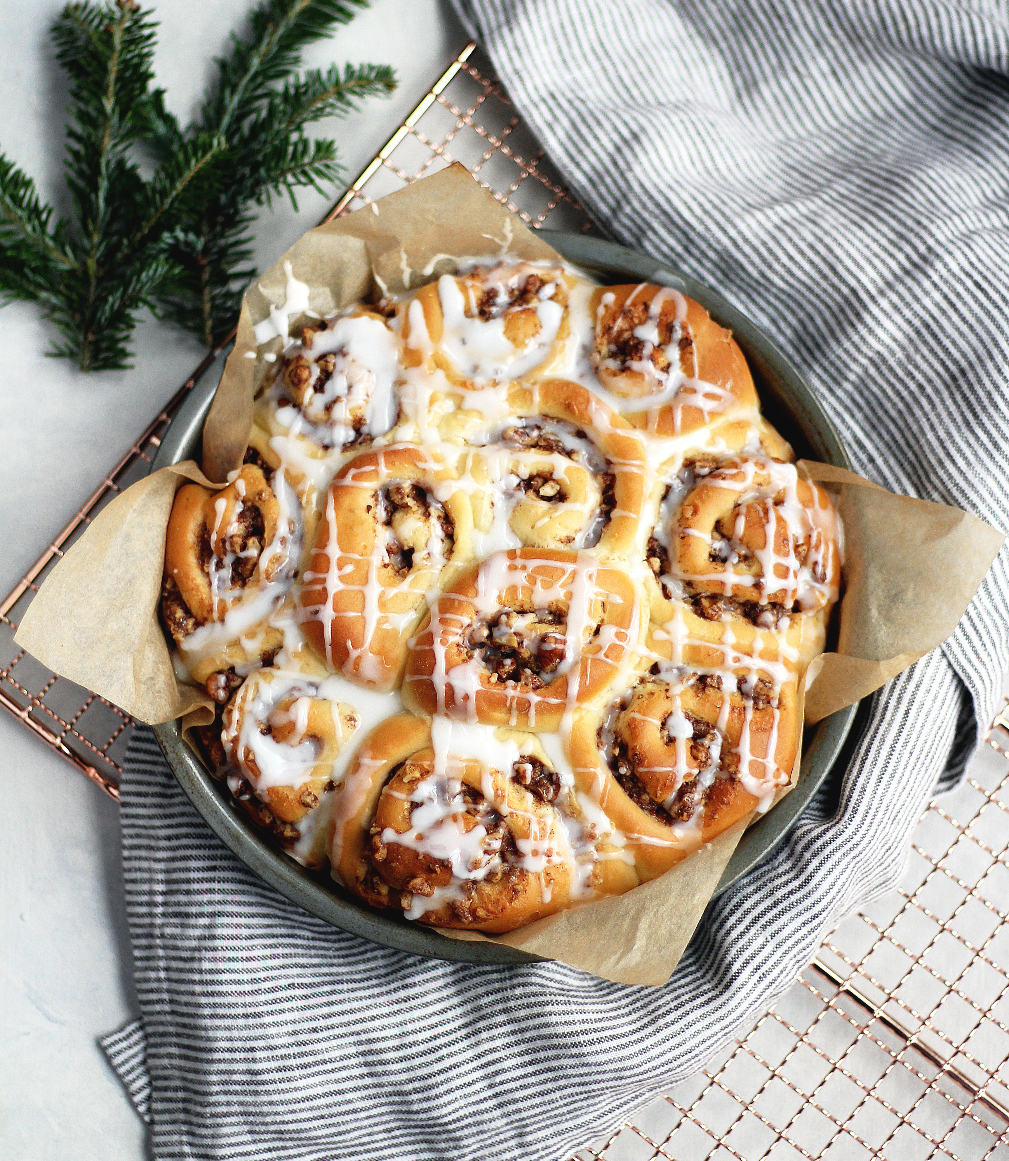 Easy Baklava Cinnamon Rolls