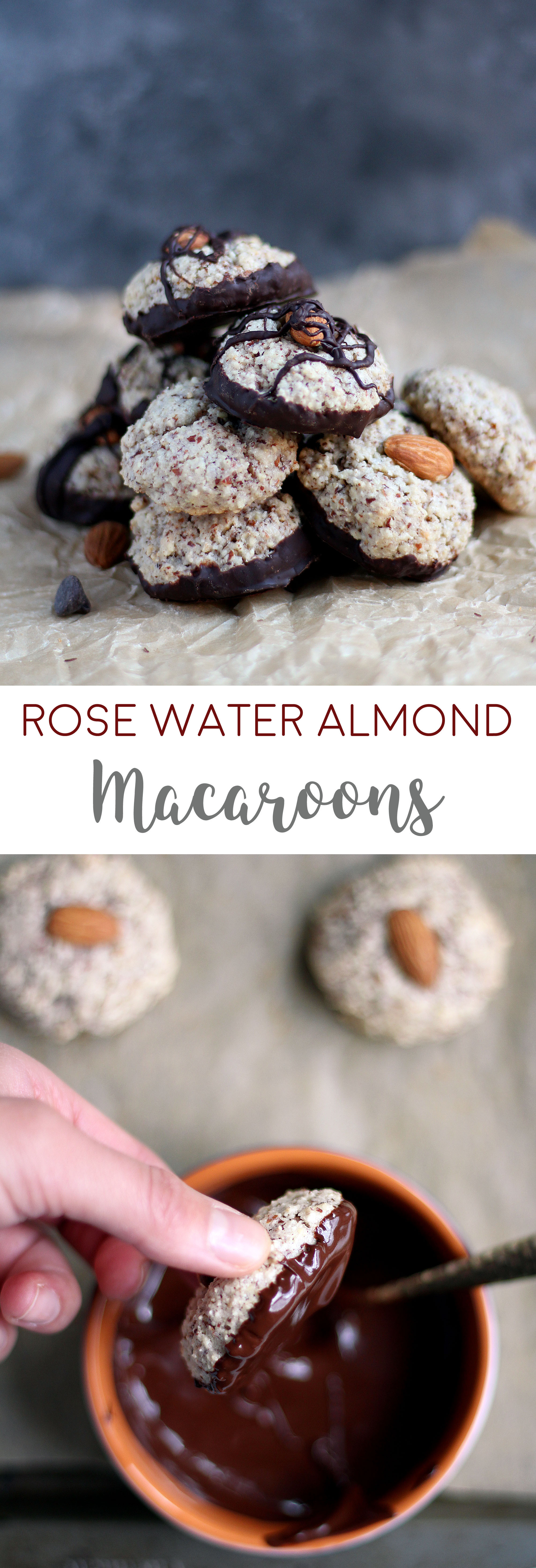 Rose Almond Macaroons - an easy and delicious chewy cookie!