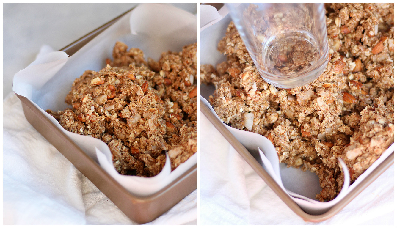 No Bake Chai Spiced Almond Granola Bars