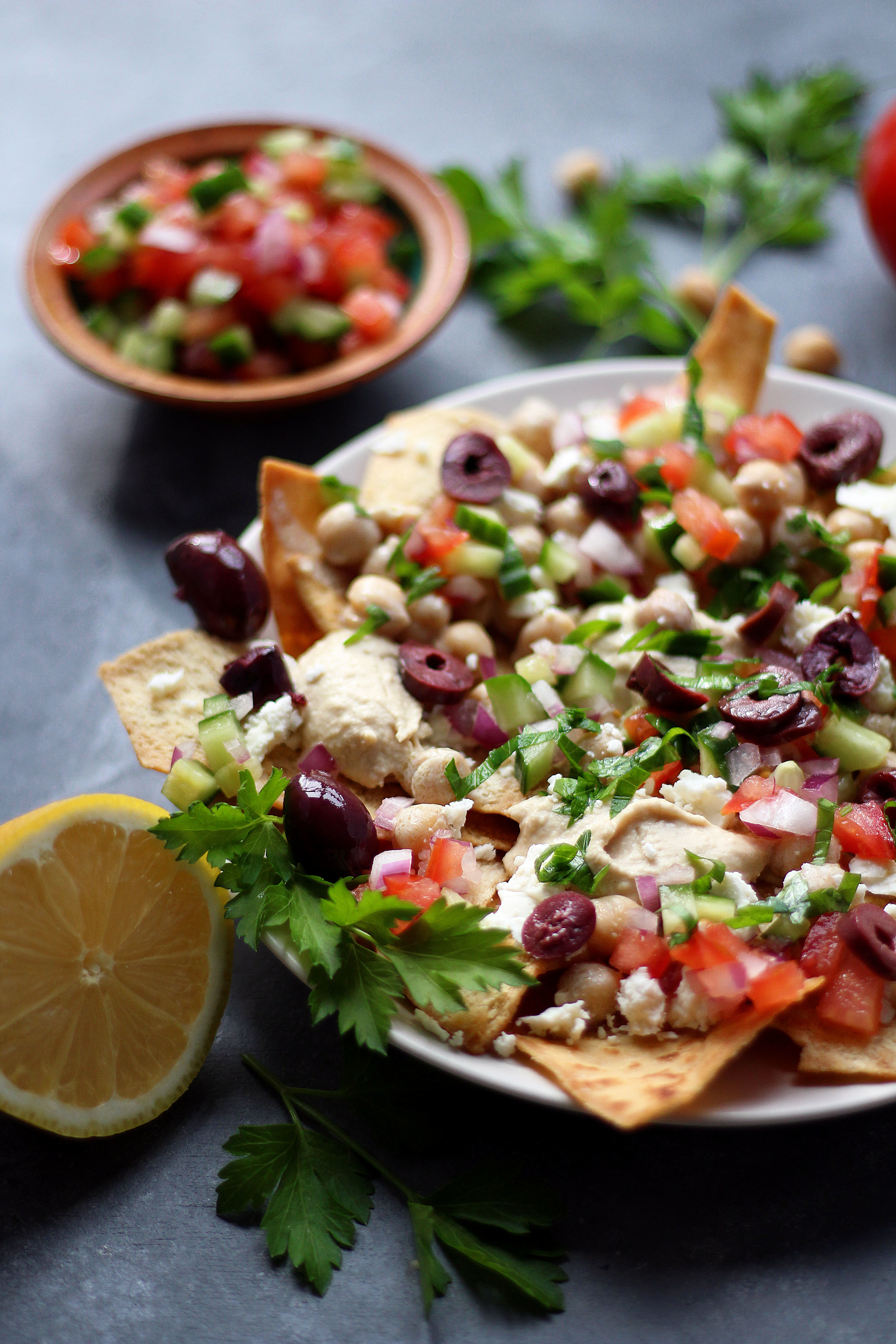 Mediterranean Nachos