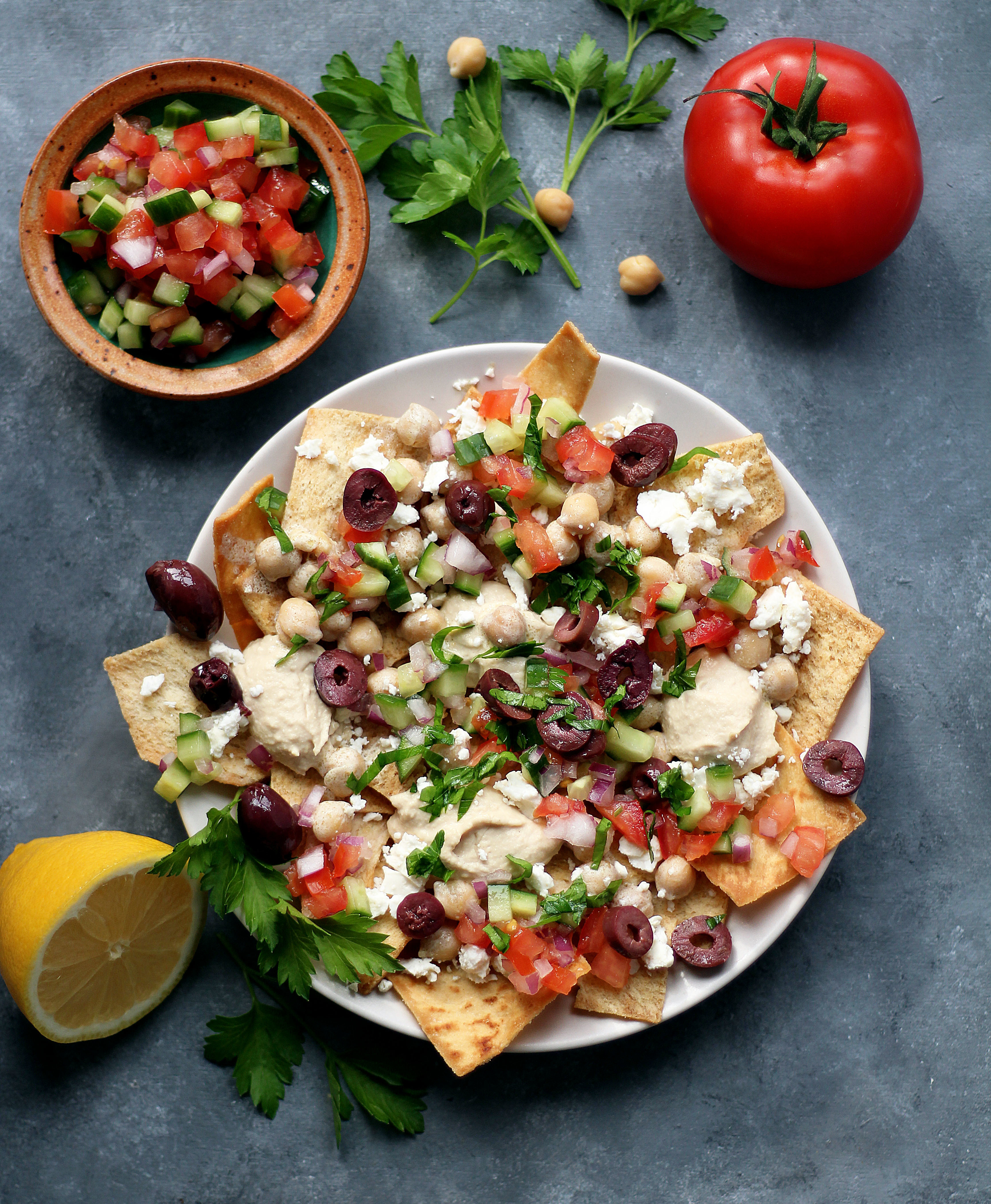 Mediterranean Nachos