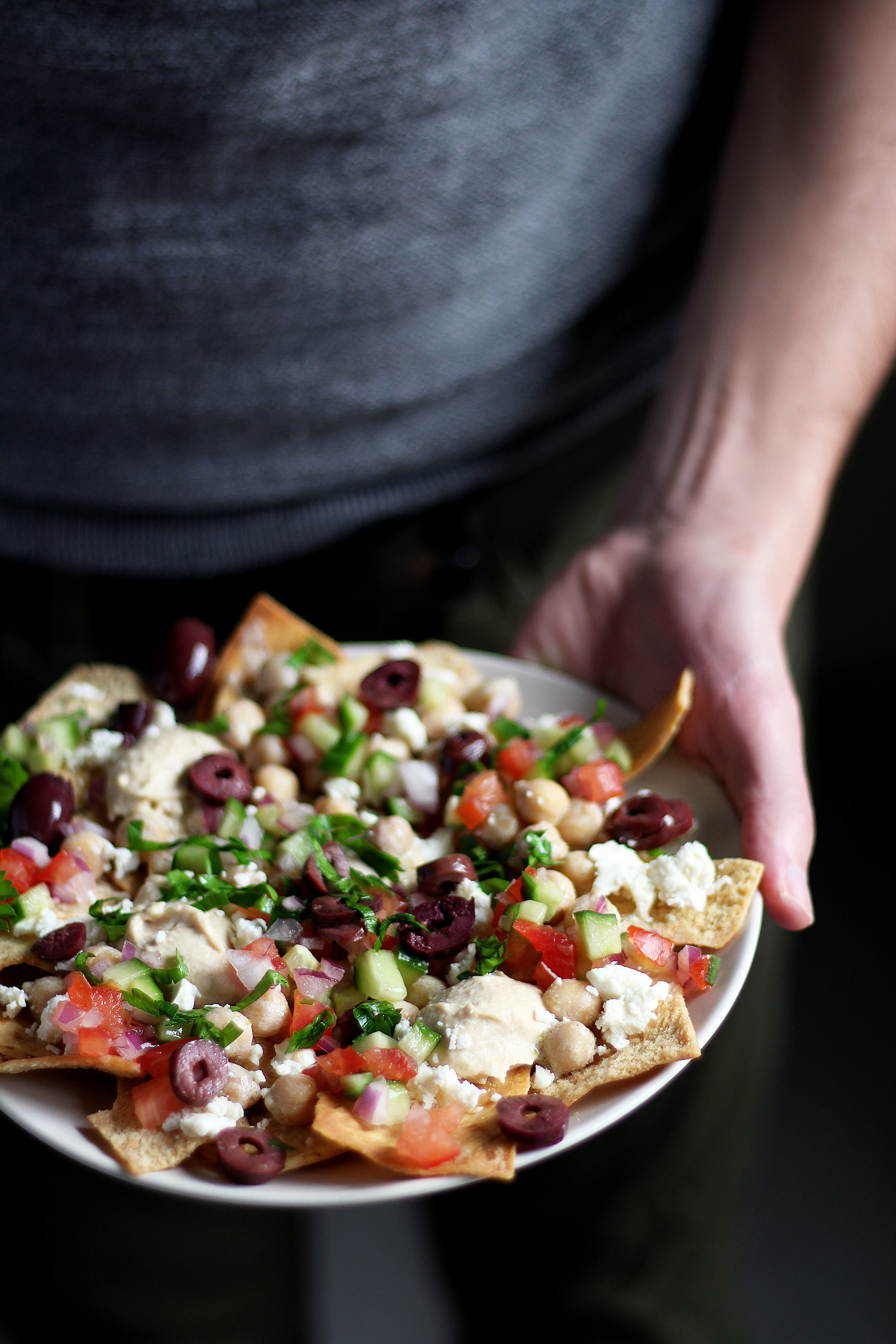 Mediterranean Nachos – thyme & toast