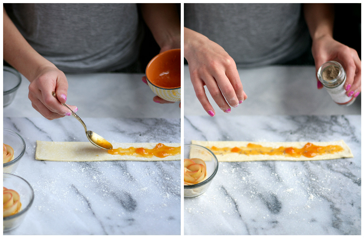 Baked Apple Cardamom Roses