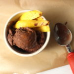Broiled Spicy Mango and Chocolate Ice Cream