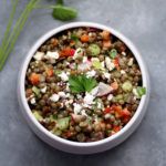Fresh and Crunchy Mediterranean Lentil Salad