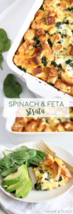Spinach and Feta Strata